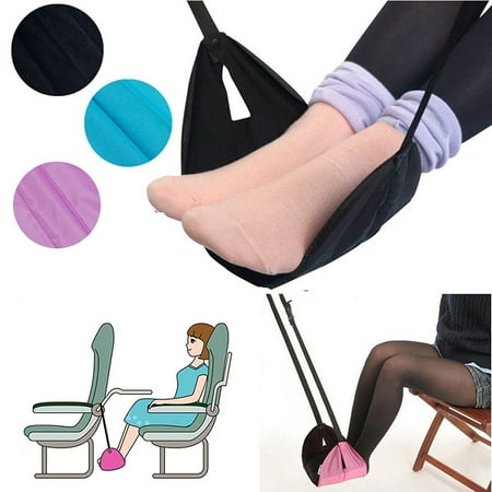 Hammock Height Portable Travel Footrest Flight Carry-On Foot Rest Adjustable Height Hammock Provides Relaxation and Comfort ()