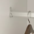 thumbnail image 3 of MONSLIPA 4-Door Wardrobe Armoire Closet with Mirror, Drawers and Hanging Rod for Bedroom, White, 3 of 9