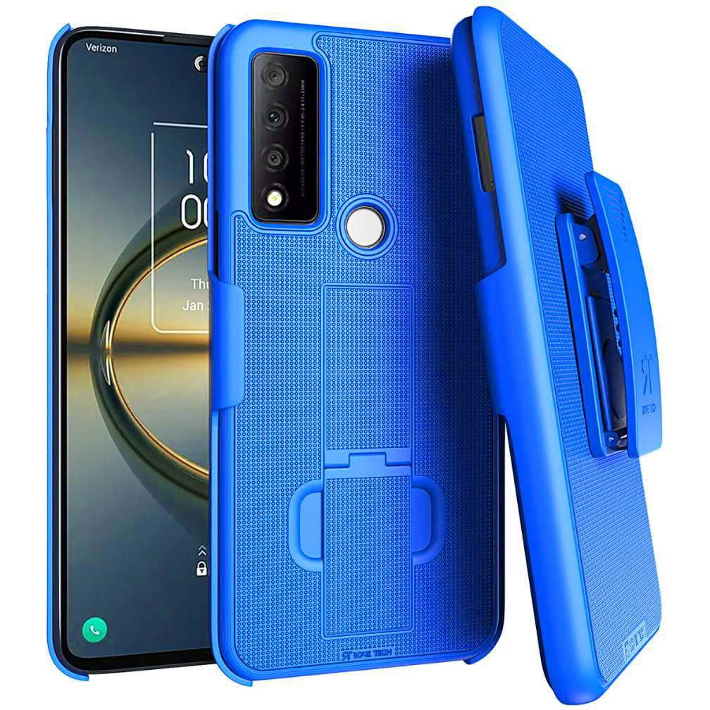 Rome Tech for TCL 30XE 5G Shell Holster Combo Case With Belt clip