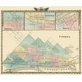 thumbnail image 2 of Warner 13x12 White Modern Wood Framed Museum Art Print Titled - Peoria, Oneida, Knoxville, Dallas Illinois, 2 of 4