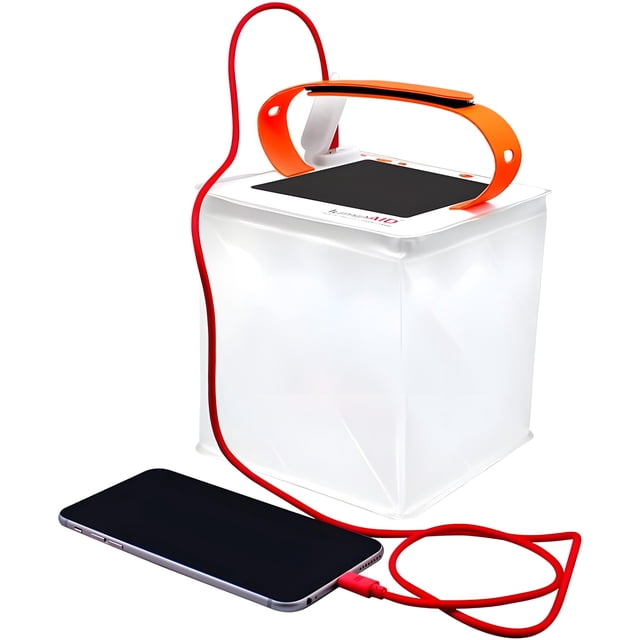 Farol eléctrico LuminAid 2 en 1 solar inflable LED de 300 lúmenes