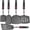 Mixed 5 Pack, variant on Silicone Kitchen Spatula Set Mixed 5 Pack For Nonstick Cookware Cooking