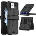 thumbnail image 1 of Compatible Samsung Z Flip 4 Case, Galaxy Z Flip 4 Case with Hinge Protection, Slide Camera Lens Cover, 1 of 5