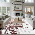 thumbnail image 4 of Area Rug 60×96in, Retro Farmhouse Brown Red Leaves Floor Carpet Living Room Rug, Rustic Gradient Botanical Non-Slip Welcome Mat Indoor Rugs for Bedroom Dining Room, 4 of 9