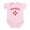 Petal Pink, variant on CafePress - New Mexico Infant Bodysuit - Baby Light Bodysuit, Size Newborn - 24 Months