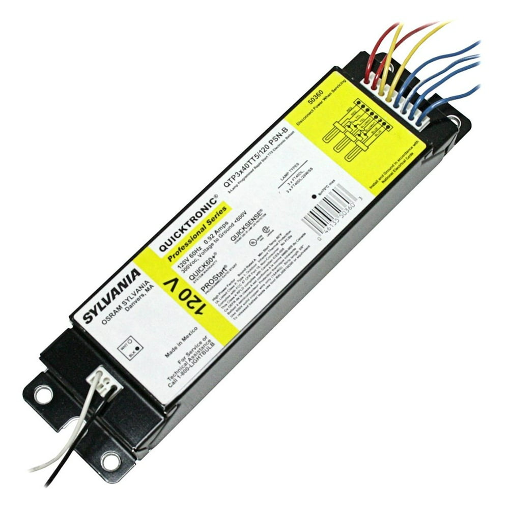 Sylvania 50360 QTP3X40TT5/120 PSN B Compact Fluorescent Ballast