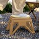 thumbnail image 5 of Fiudx Ofertas del día Taburete plegable pequeño para acampar al aire libre Taburete pequeño conciso para adultos Taburete de plástico portátil para acampar Taburete para pescar, 5 of 7