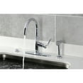 thumbnail image 4 of Kingston Brass KS2431KL Whitaker Single-Handle Kitchen Faucet with Brass Side Sprayer, Polished Chrome, 4 of 7