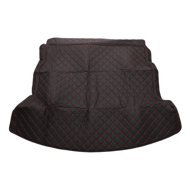 Alfombrilla de maletero trasero Unique Bargains para Honda CRV 2012-2016, XPE, cuero de microfibra, negro, borde elevado, patrón circular 3D