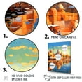 thumbnail image 3 of Designart "Contemporary Delhi Riverside Art" City Floater Framed Canvas Wall Art, 3 of 5