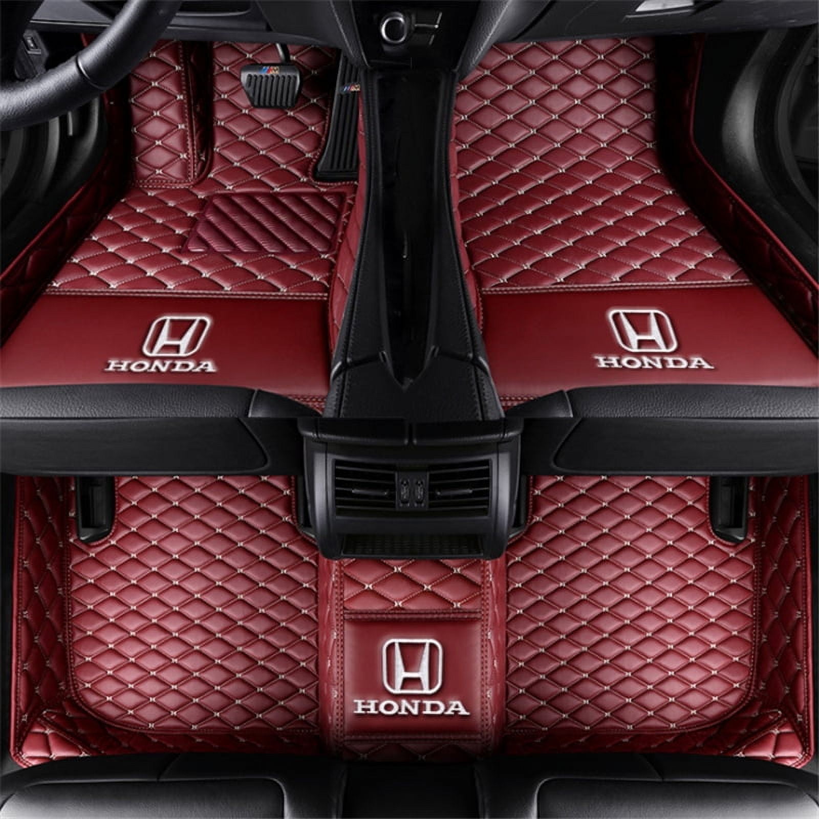 HONDA Accord 2018-2022 Hybrid Waterproof Leather Car Carpet Car Floor Mats