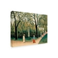 thumbnail image 2 of Trademark Fine Art 'The Luxembourg Gardens' Canvas Art by Henri Rousseau, 2 of 3