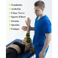 thumbnail image 3 of Reamphy Elbow Brace Comfortable Night Sleep, Cubital Tunnel Syndrome, Ulnar Nerve entrapment Relief Pain and Tendonitis, Arm Straightener Fit Men ＆ Women (Small Green), 3 of 6