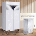 thumbnail image 2 of Uten 2-Tier Foldable Clothes Dryer, 1500W Electric Portable Drying Wardrobe with Timer for Fast Drying in Apartments, RV, & Home Use, 2 of 15