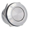 thumbnail image 3 of Interruptor de botón de parte superior plana, 5 piezas Interruptor de botón de parte superior plana de acero inoxidable Accesorios eléctricos Tecnología innovadora, 3 of 9
