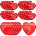 thumbnail image 1 of 100 bolsas de joyería con forma de corazón, resellables, para San Valentín, bonitas para pequeñas empresas, 1 of 7
