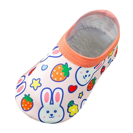 

Relanfenk Baby Sneakers 1-4Y Kids Boys Girls Animal Prints Cartoon Breathable The Floor Socks Barefoot Aqua Socks Non-Slip Shoes Toddler Shoes