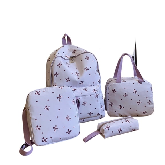 Breezy Floral Print Backpack for Casual School Daypack With Comfortable Straps for High School College Use