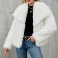 thumbnail image 2 of Coat for Women Stylish Winter Jacket for Women Cozy Short Coat with Fashionable Collar Design, 2 of 7