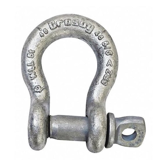 Crosby Anchor Shackle,19,000 lb,Alloy Steel 1017560