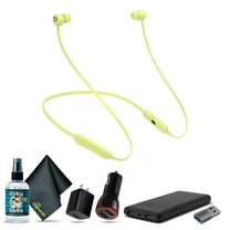 Beats Flex Wireless In-Ear Headphones (Yellow) Bundle and More Accessories