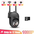 thumbnail image 1 of Cámara de seguridad de vigilancia para exteriores, Monitor inalámbrico externo para el hogar, alarma impermeable, 5G, HD, Wifi, 2MP, Zoom 4.0X, 2,4G, 1 of 4