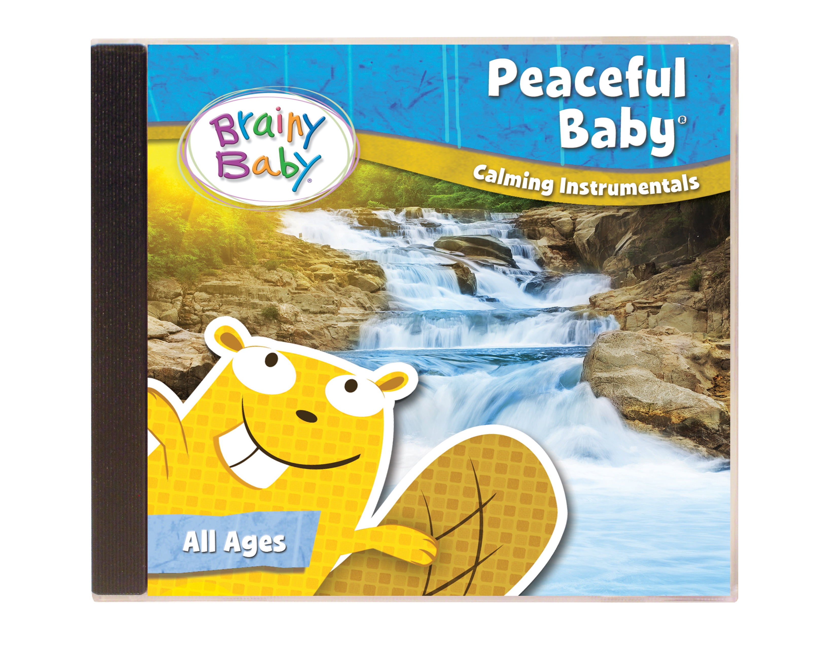 Brainy Baby Peaceful Baby Music CD Calming Traditional and Original