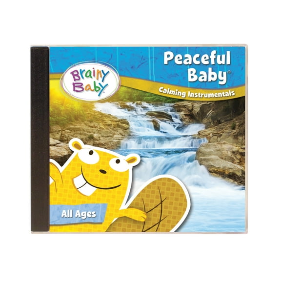 Brainy Baby Peaceful Baby Music CD:  Calming Traditional and Original Instrumentals Deluxe Edition