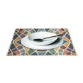 thumbnail image 3 of Ryvnso 1 Piece Placemats Morocco Funny Checkered Dining Mats Heat-Resistant Non-Slip Washable Table Mat, 3 of 8