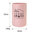 thumbnail image 6 of Stainless Kitchen Utensil Holder, Holder Draining Storage Rack Pink, 6 of 9
