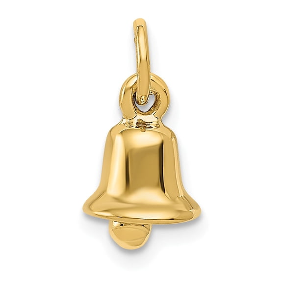 FB Jewels 14K Yellow Gold Wedding Bell Charm
