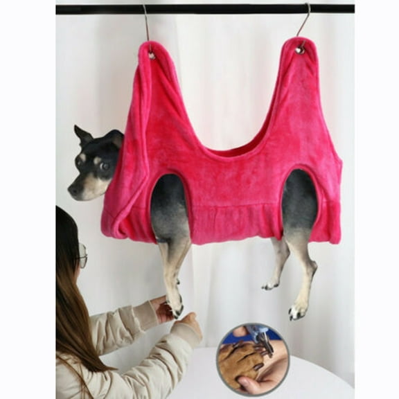 YouLoveIt Pet Dog Hammock Towel Drying Towel pet Grooming Hammock Restraint Bag, Pet Bath Towel Drying Towel for Bathing Washing Grooming and Trimming Nail