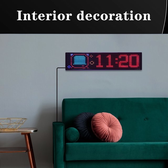 Flexible LED Signs, LED Flexible Display Message Board Outdoor Digital Signs with Remote Control Bendable Screen LED Store Sign IP65 Water Proof Customizable