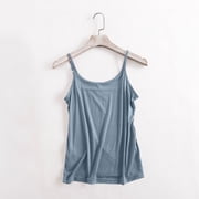 SwiftWear Women's Modal Pajama Set Soft Sleepwear & Loungewear, Loose-Fit Camisole and Shorts Comfort Pjs Blue