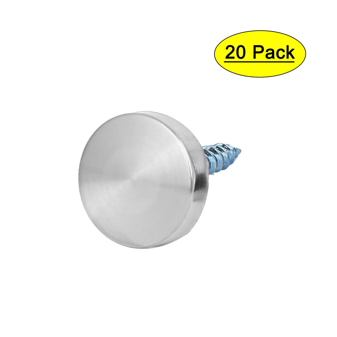 Details about   8 Pcs Stainless Steel Cap Cover Decorative Mirror Screws-wuH Jc 