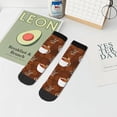 thumbnail image 7 of Pofeuu Sloths Need More Coffee Print 30cm Socks, Adult Running Hiking Socks for Youth and Adult, 7 of 7