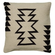 Rizzy Home Woven Southwestern Zig Zag Pattern Decorative Throw Pillow