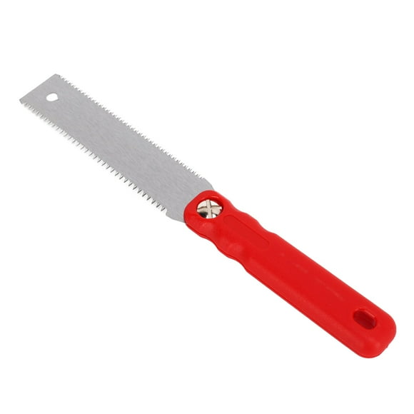 Flush Cut Pull Saw, Labor Saving Small 2 Sided Saw Strong Flexibility Wear Cutting 3 Times Faster With Plastic Handle For Woodworking