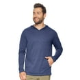 thumbnail image 2 of Expert Brand USA-Made Men's Athletic Heather Hoodie Shirt, Dark Heather Navy, Medium, 2 of 7
