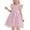 Pink 2, variant on BLTIBY Toddler Girls Tulle Dress Ruffle Sleeve Fluffy Bow Dresses Tutu Princess Dress Birthday Party Dresses Summer Clothes Purple 3 5-6Years