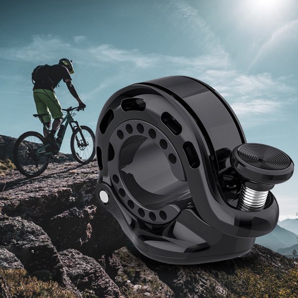 Timbre de bicicleta para Apple AirTag, aleación de aluminio, campana para bicicleta de montaña, bocina antirrobo para ciclismo de montaña y carretera