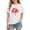 White1, variant on Posijego Kids Valentines Day Shirts Cotton T-Shirt Girls Boys Cute Heart Graphic Soft Summer Short Sleeve Tees