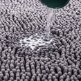 thumbnail image 4 of Alfombra de baño LOCHAS Luxury Shaggy de 60 x 120 cm, color gris, 4 of 6
