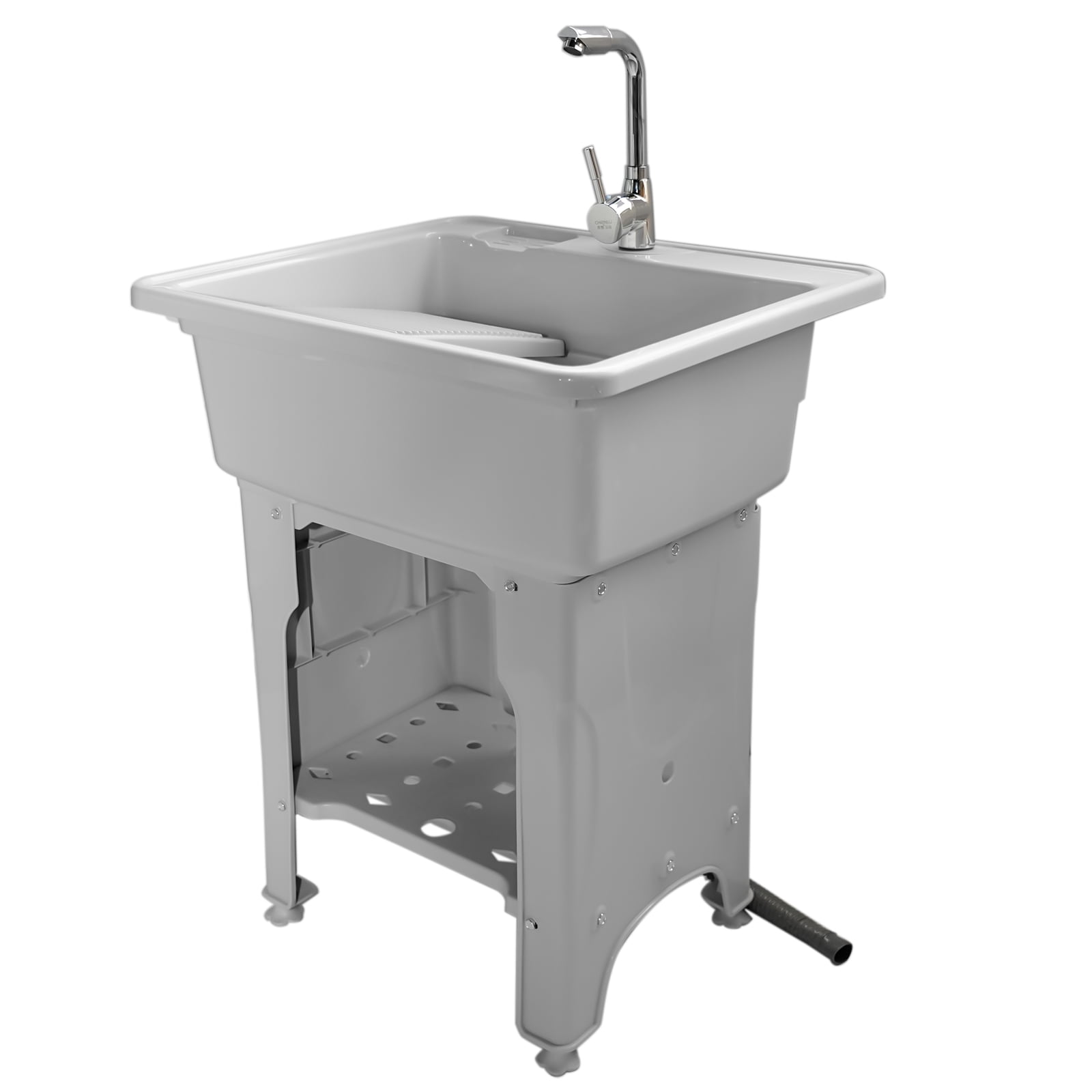 Freestanding Plastic Utility Sinks Utility Sink Laundry Tub Drop in Deep Sink