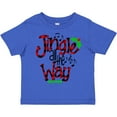 thumbnail image 3 of Inktastic Christmas Jingle All the Way with Music Notes and Holly Boys or Girls Toddler T-Shirt, 3 of 5