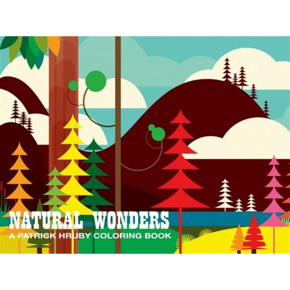 Pre-Owned Patrick Hruby Natural Wonders: A Patrick Hruby Coloring Book Paperback