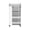 White, variant on Cterwk Wood Bar Cart with 4 Wheels and Glass Door and Shelf, White