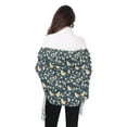 thumbnail image 5 of Sparrows on Blooms Women's Cold Weather Scarves Lightweight Warm Fashion Scarves, Breathable 86.6''x30.7'', 5 of 10
