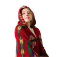 thumbnail image 2 of Hooded Cloak with Horn Button for Women Casual Outings and Parties in Red Providing Warmth 1Set, 2 of 5