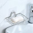 thumbnail image 2 of Jabonera autoadhesiva/sin perforación, Jabonera de acero inoxidable que nunca se oxida, ducha de baño Caddy, soporte de esponja de cocina XianweiShao 9024735003755, 2 of 5